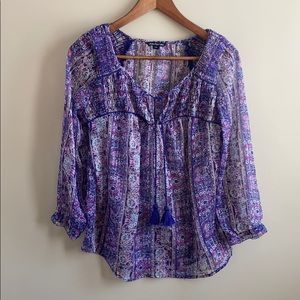 American Eagle Floral Top